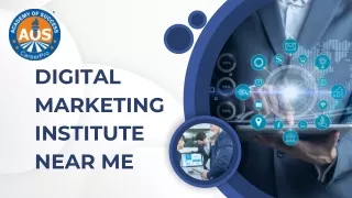 Digital Marketing Institute Near Me