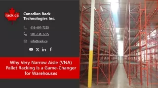 Why Very Narrow Aisle (VNA) Pallet Racking Is a Game-Changer for Warehouses