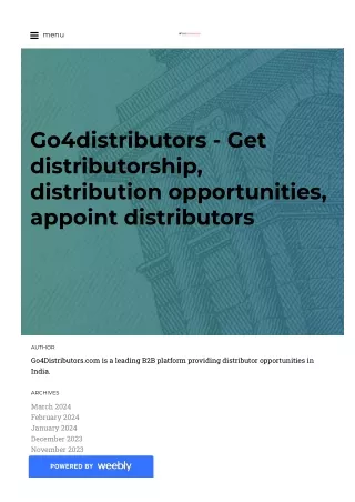 Get distributors The Ultimate Guide to Finding Reliable Distributors