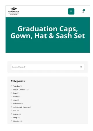 Find The Best Graduation Gowns In Abu Dhabi.