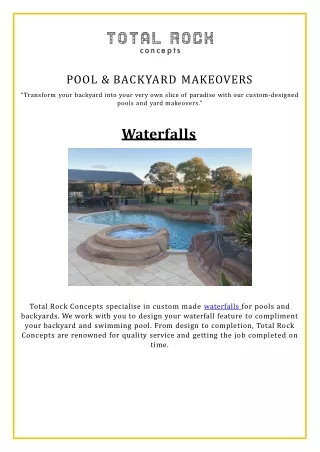 POOL & BACKYARD MAKEOVERS