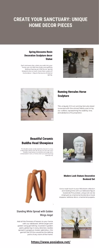 Create Your Sanctuary Unique Home Decor Pieces