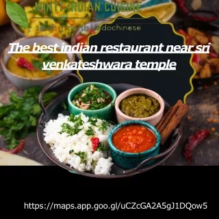 the best indian restaurant near sri venkateshwara temple