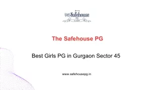 Best Girls PG in Gurgaon Sector 45