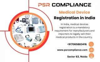 Medical Device Registration in India