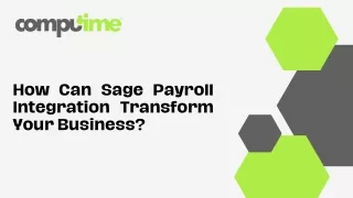 How Can Sage Payroll Integration Transform Your Business?