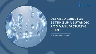 Detailed Report On Butanoic Acid Manufacturing Unit PDF