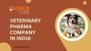 Best Veterinary Pharma Company in India