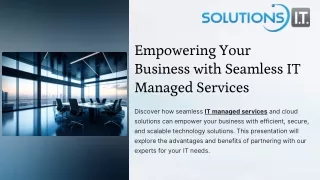 Empower Your Business with Solutions IT