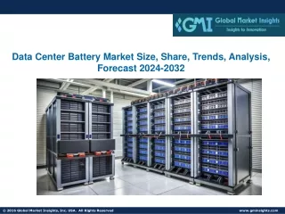 Data Center Battery Market Size, Share, Trends, Analysis, Forecast 2024-2032