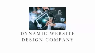 dynamic website design company
