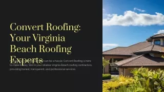 Roofing Contractors Virginia Beach