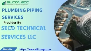 Plumbing Piping Engineering Services - SECD Technical Services LLC