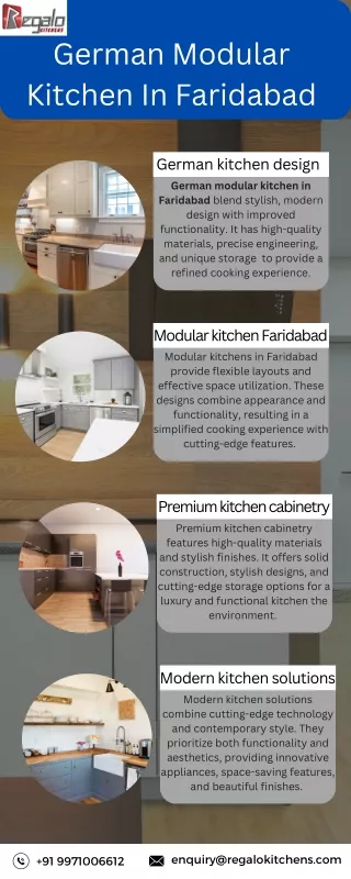 German Modular Kitchen In Faridabad