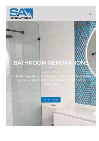 Bathroom renovations Adelaide