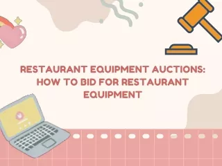 Restaurant Equipment Auctions How To Bid For Restaurant Equipment