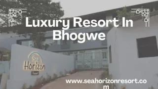 Luxury Resort In Bhogwe