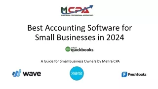 Best Accounting Software for Small Businesses in 2024