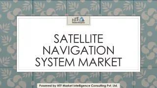 Satellite Navigation System Market