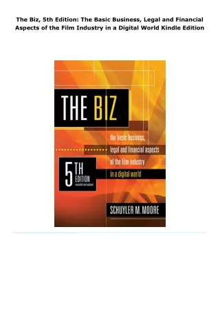 read the biz, 5th edition: the basic business, legal and financial asp