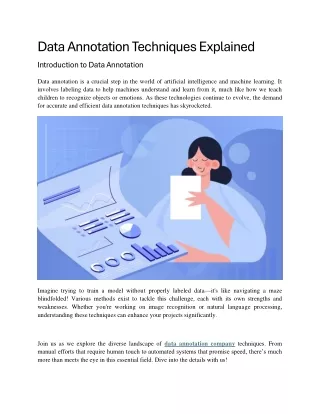 Data Annotation Techniques Explained