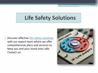 Life Safety Solutions