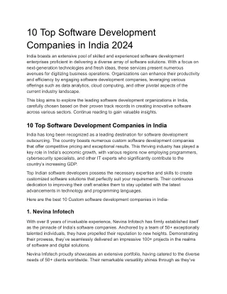 10 Top Software Development Companies in India 2024 (1)