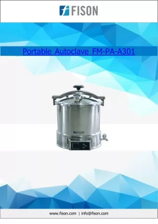 Portable Autoclave 12Kg