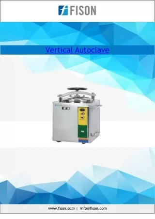 Vertical Autoclave.
