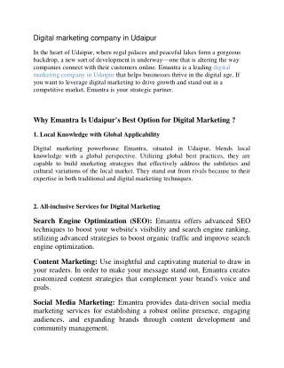 digital marketing in udaipur