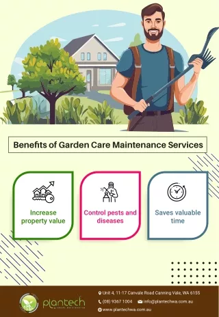 Benefits of Garden Care Maintenance Services