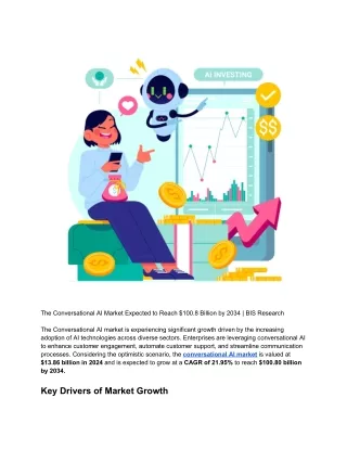 The Conversational AI Market Expected to Reach $100.8 Billion by 2034 _ BIS Research