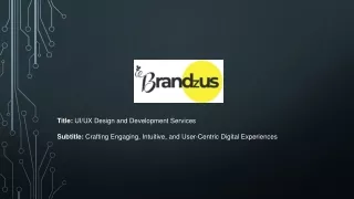 UI Design and Development Service