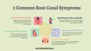 5 Common Root Canal Symptoms