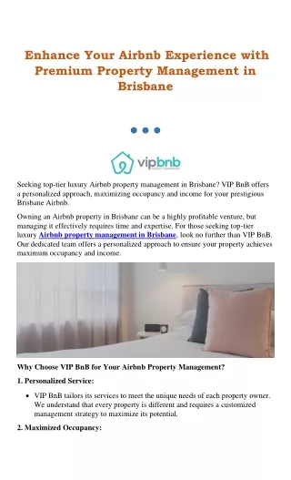 Airbnb property management brisbane