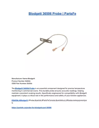 Blodgett 36506 Probe _ PartsFe