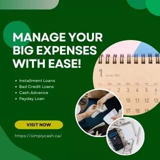 Manage Your Big Expenses With Ease!