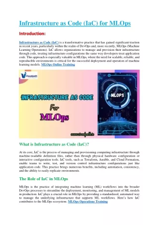 Best Machine Learning Training in Ameerpet - MLOps
