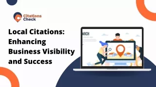 Drive Traffic and Build Credibility with Local Citations