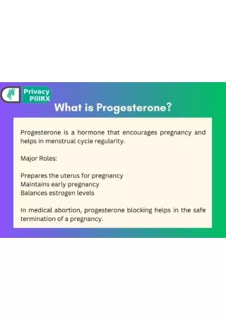 What is Progesterone ?