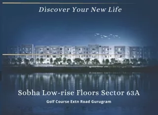 Sobha Sector 63A Gurugram PDF
