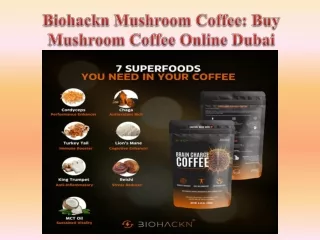 Biohackn Mushroom Coffee Buy Mushroom Coffee Online Dubai