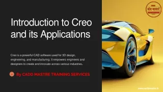 job-to-Creo-and-its-Applications-by-CADD-Mastre