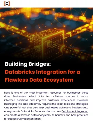 Building Bridges Databricks Integration for a Flawless Data Ecosystem