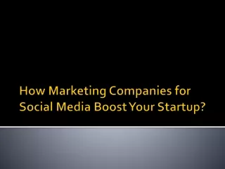 How Marketing Companies for Social Media Boost Your Startup?