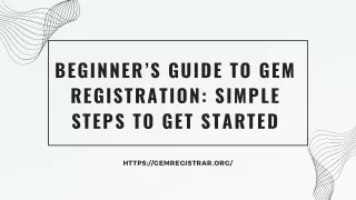 GEM REGISTRATIONNN PROCESS