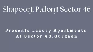 Shapoorji Pallonji Sector 46 E-Brochure