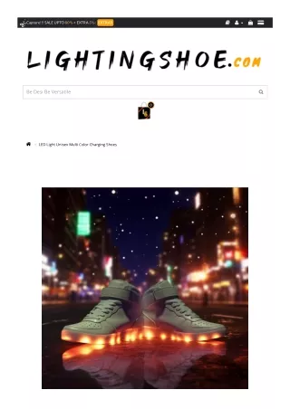 Led light shoes online