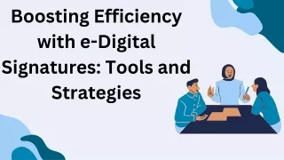 BOOSTING WITH E-DIGITAL SIGNATURE