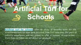 Artificial Turf for Schools